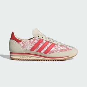 Adidas Women's Lace Red and Cream Sneakers Liberty x London SL72